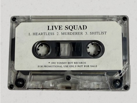 Live Squad Heartless Murderer Shit List 1992 Tommy Boy promotional cassette